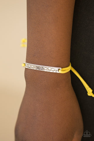 Paparazzi Accessories Careful What You Wish For - Yellow Bracelet 