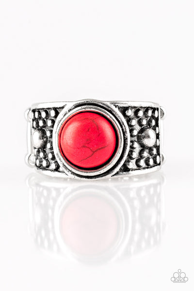 Paparazzi Accessories Summer Oasis - Red Ring