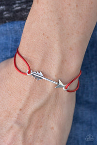 Paparazzi Accessories Shoot High - Red Bracelet 