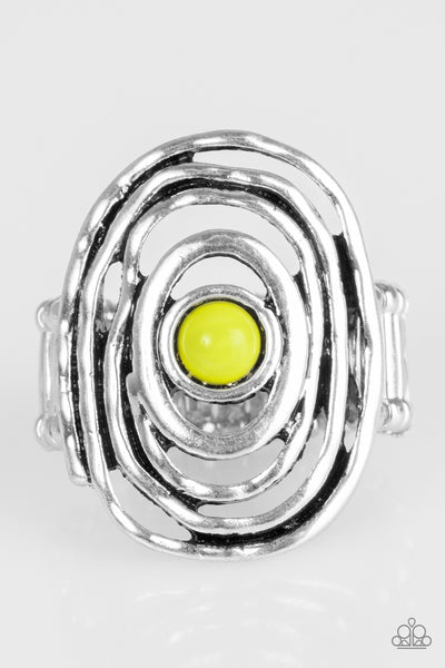 Paparazzi Accessories Colorfully Chaotic - Green Ring