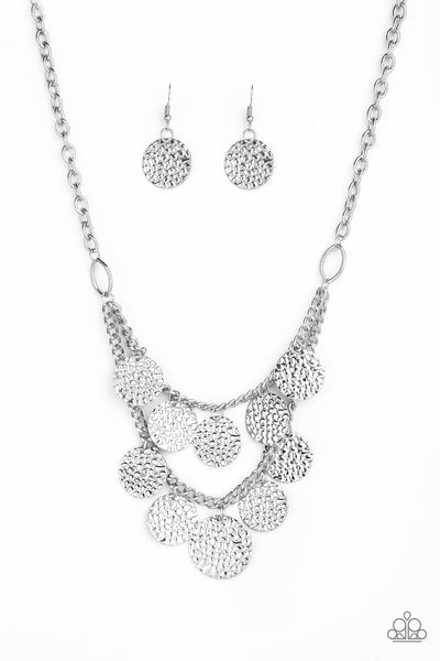 Paparazzi Works Every CHIME - Silver Necklace