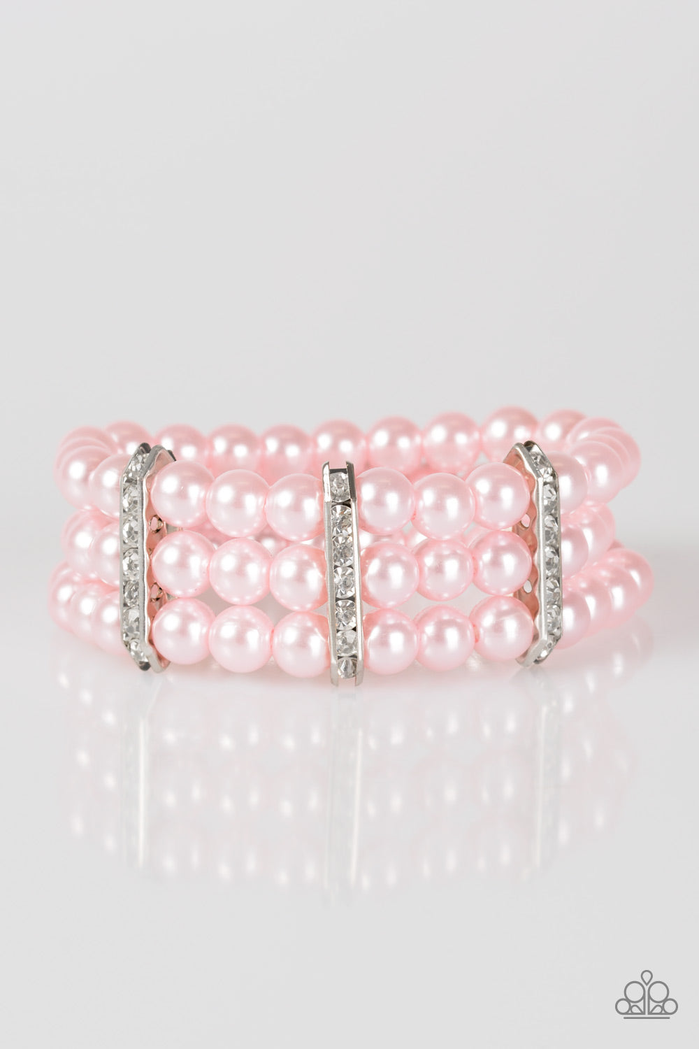 Paparazzi Accessories Put On Your GLAM Face - Pink Bracelet 