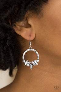 Paparazzi Accessories On The Uptrend - White Earrings 