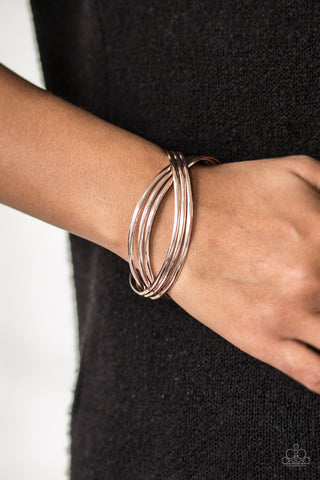 Paparazzi Accessories Fashion Scene - Rose Gold Bracelet 