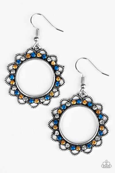 Paparazzi Earring Bring Your Tambourine - Multi