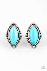 Paparazzi Accessories A House Is Not A HOMESTEAD - Blue Earrings 