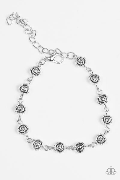 Paparazzi Accessories Rosebud Radiance - Silver Bracelet 