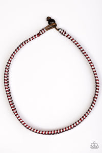 Paparazzi Accessories Traversing Mountains - Red Necklace 
