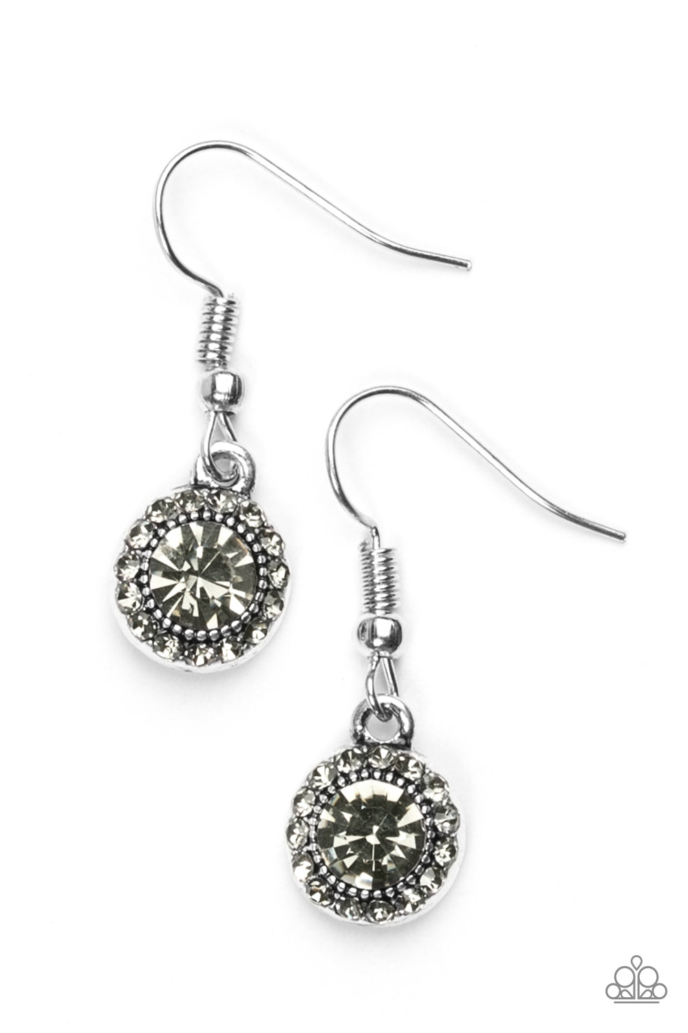 Paparazzi Accessories Born To BEAM Wild - Silver Earrings 