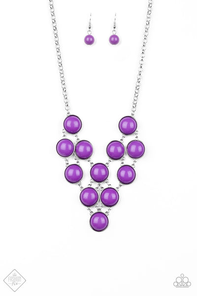 Paparazzi Accessories Pop-YOU-lar Demand Purple Necklace & Earrings 