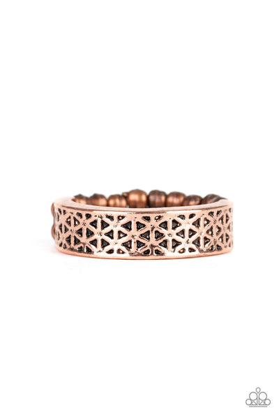 Paparazzi Accessories FLOWERBED and Board - Copper Ring 