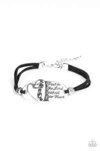 Paparazzi Accessories A Full Heart - Silver Bracelet 