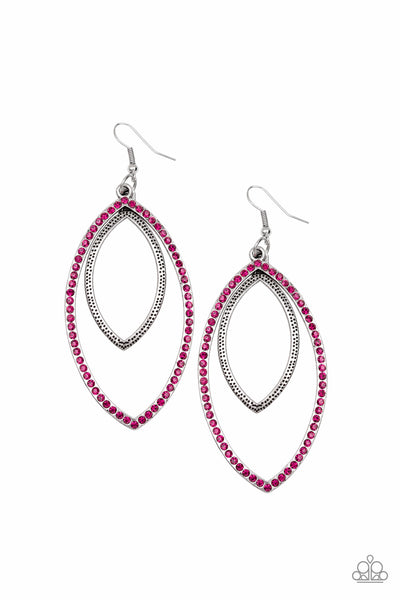Paparazzi Accessories High Maintenance Pink Earrings 