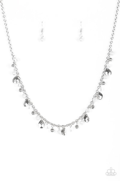 Paparazzi Accessories Spring Sophistication White Necklace & Earrings 