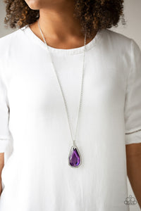 Paparazzi Accessories Maven Magic - Purple Necklace & Earrings 
