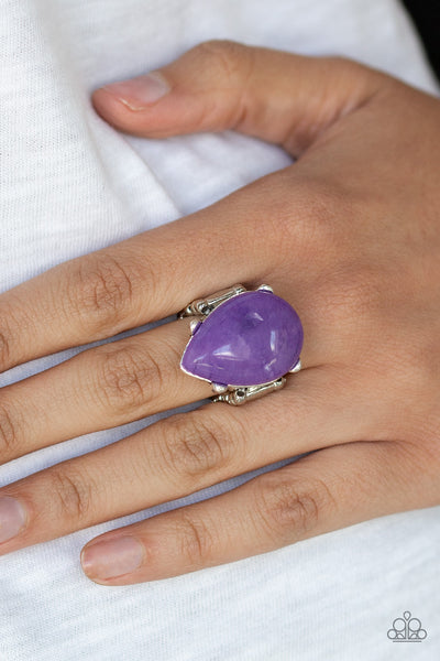Paparazzi Accessories Mojave Minerals - Purple Ring 