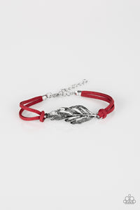 Paparazzi Accessories Faster Than FLIGHT - Red Bracelet 