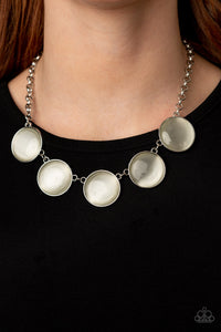 Paparazzi Accessories Ethereal Escape - White Necklace & Earrings 