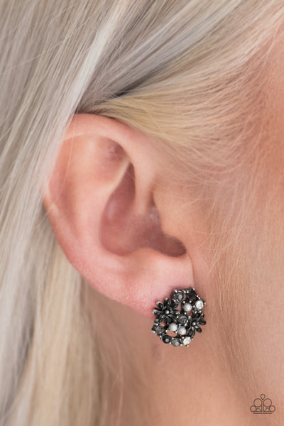 Paparazzi Accessories Summertime Bliss - Black Earrings 