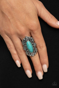 Paparazzi Accessories Lotus Oasis - Blue Ring