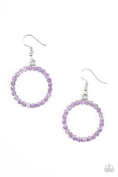 Paparazzi Accessories Bubblicious - Purple Earrings 