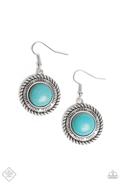 Paparazzi Accessories Natural-Born Nomad - Blue Earrings 