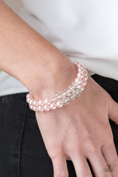 Paparazzi Accessories Get A BALLROOM! - Pink Bracelet 