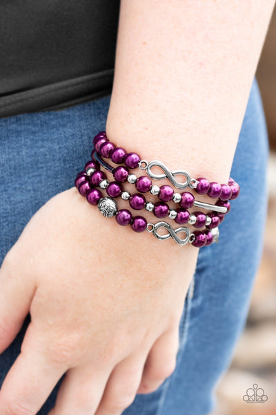 Paparazzi Accessories Limitless Luxury - Purple Bracelet 