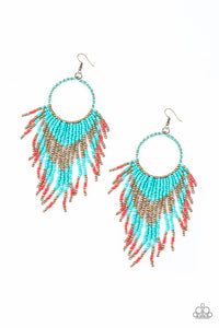 Paparazzi Accessories Live Off The BADLANDS - Multi Earrings 