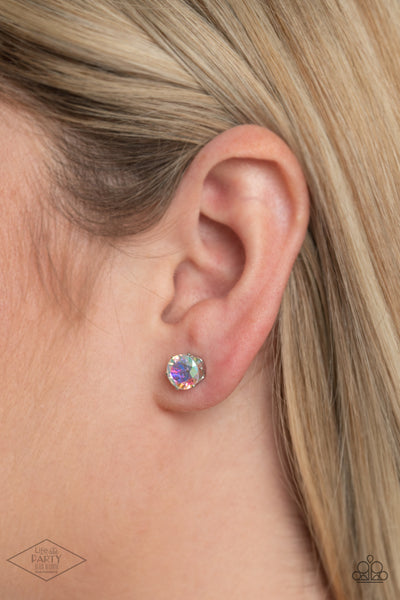 Paparazzi Accessories Come Out On Top - Multi Earrings Iridescent