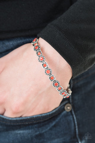 Paparazzi Accessories Spring Inspiration - Orange Bracelet 