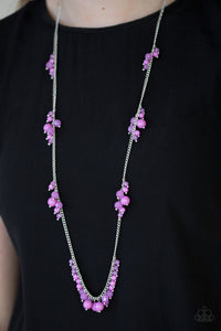Paparazzi Accessories Coral Reefs - Purple Necklace & Earrings