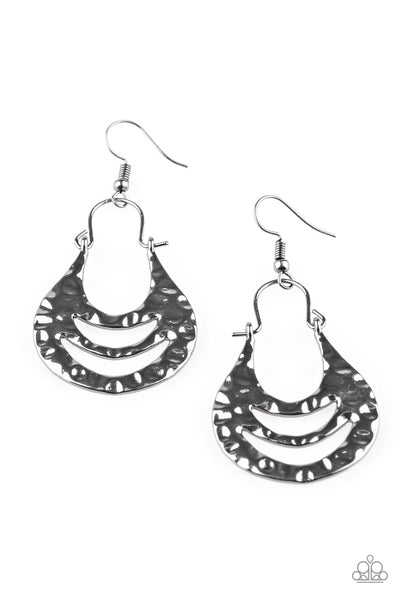 Paparazzi Accessories Hang ZEN! - Black Earrings 