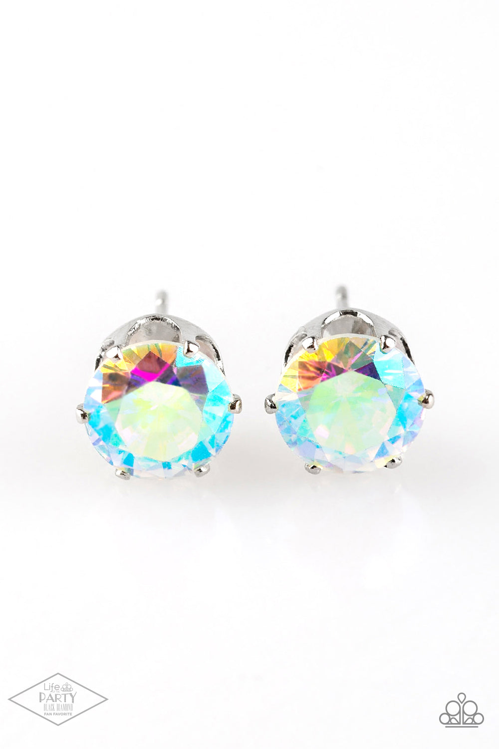 Paparazzi Accessories Come Out On Top - Multi Earrings Iridescent