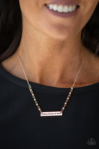 Paparazzi Accessories Send Me An Angel - Rose Gold Necklace & Earrings 