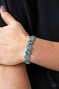 Paparazzi Accessories Take A Moment To Reflect - Blue Bracelet 