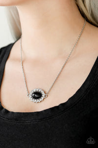 Paparazzi Accessories Stardom Shine - Black Necklace & Earrings 