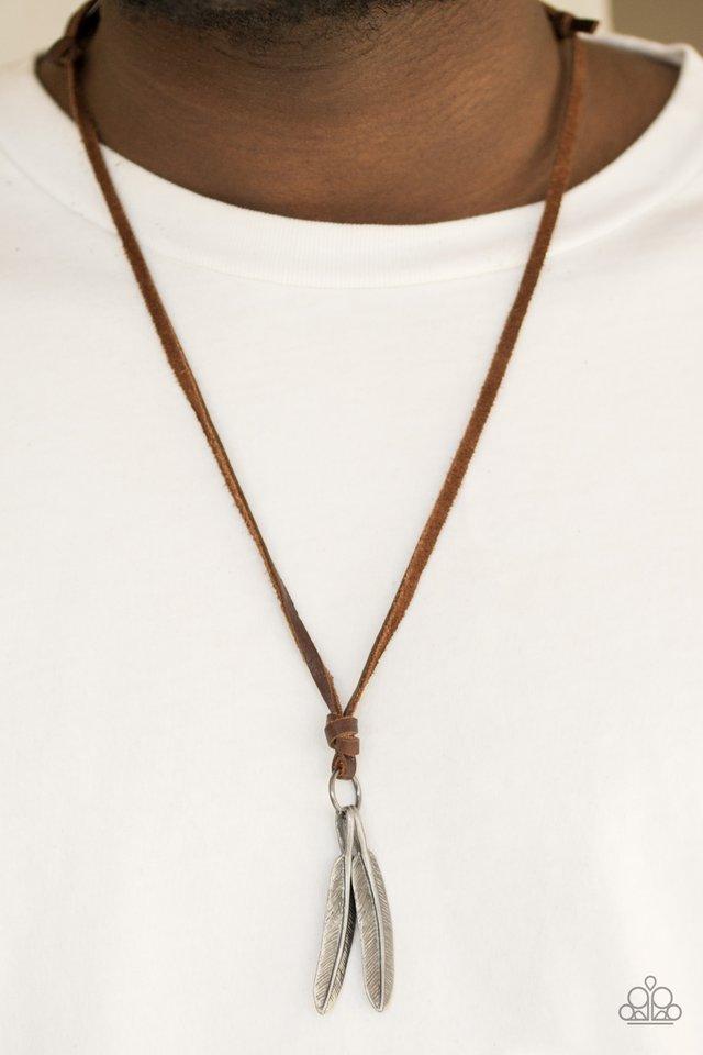 Paparazzi Accessories Eagerly Eagle - Brown Necklace