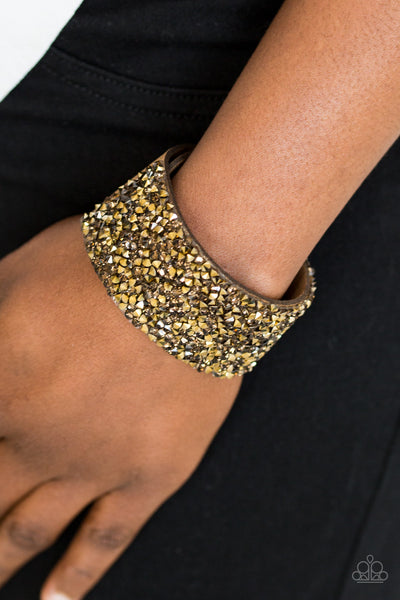 Paparazzi Accessories More Bang For Your Buck - Brass Bracelet 