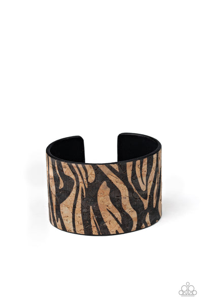 Paparazzi Accessories Zebra Zone - Black Bracelet 