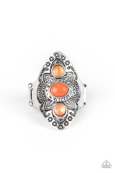 Paparazzi Accessories Malibu Mystic - Orange Ring