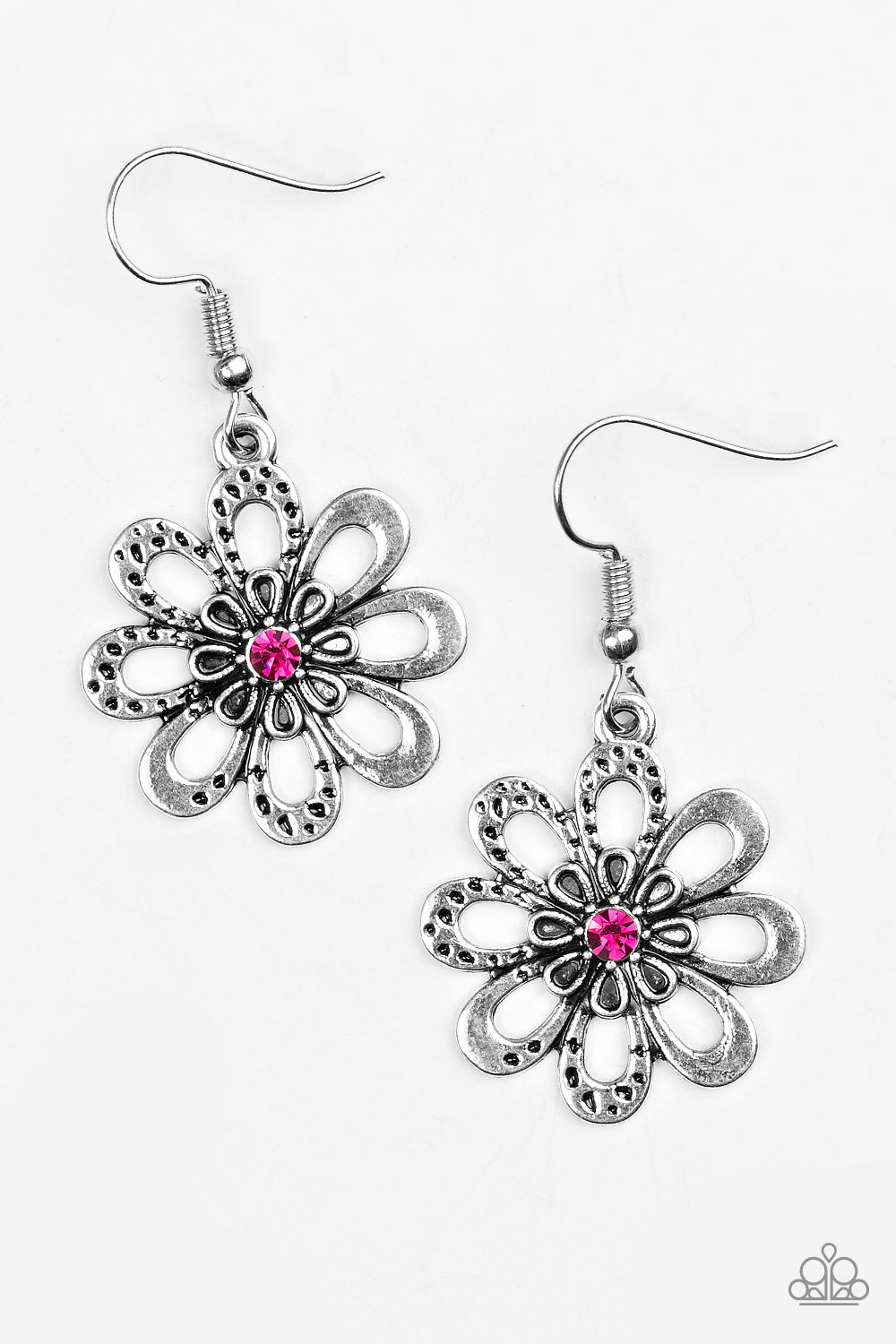Paparazzi Accessories Fashion Floret - Pink Earrings 