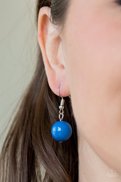 Paparazzi Accessories Top Pop - Blue Necklace & Earrings 