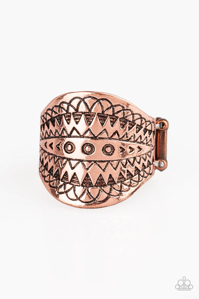 Paparazzi Accessories Tiki Tribe - Copper Ring