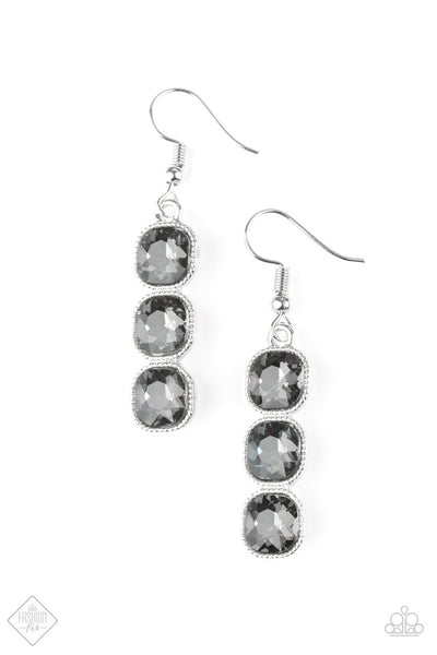 Paparazzi Accessories Toast To Timeless Silver Necklace & Earrings 