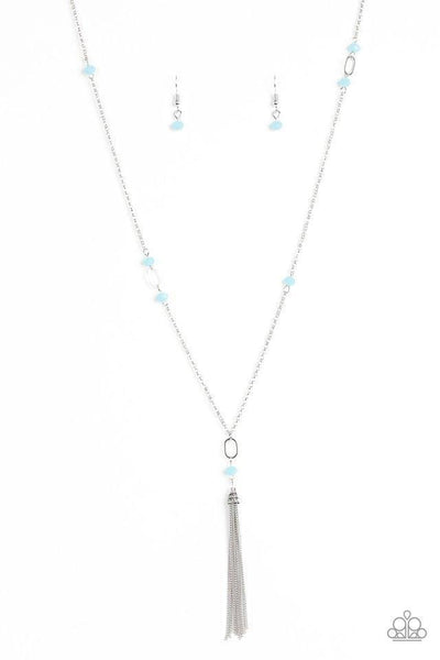 Paparazzi Accessories Vienna Voyage- Blue Necklace & Earrings 