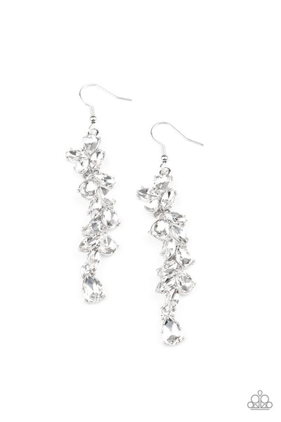 Paparazzi Accessories Unlimited Luster - White Earrings 