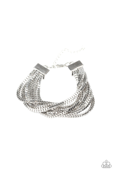 Paparazzi Accessories Out Of The Box - Silver Bracelet 