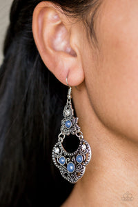 Paparazzi Accessories Garden State Glow - Blue Earrings 