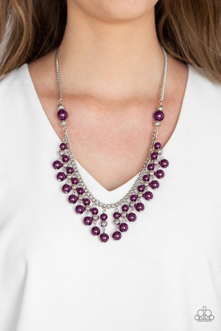 Paparazzi Accessories Location, Location, Location! - Purple Necklace & Earrings 